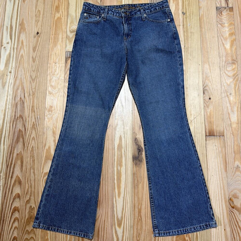 Vtg Arizona Women Low-Rise Y2K Flare Jeans Womens 11 NWT 32x32